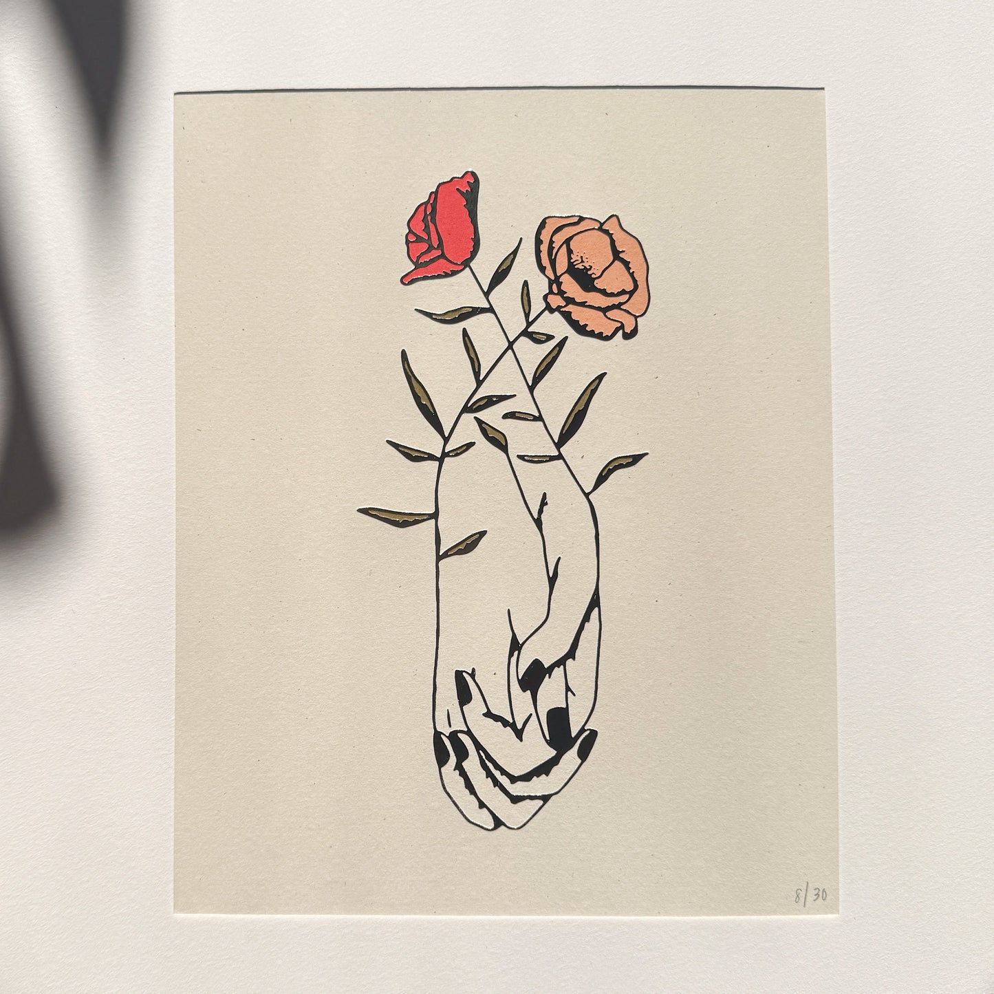 Intertwined Letterpress + Digital Print