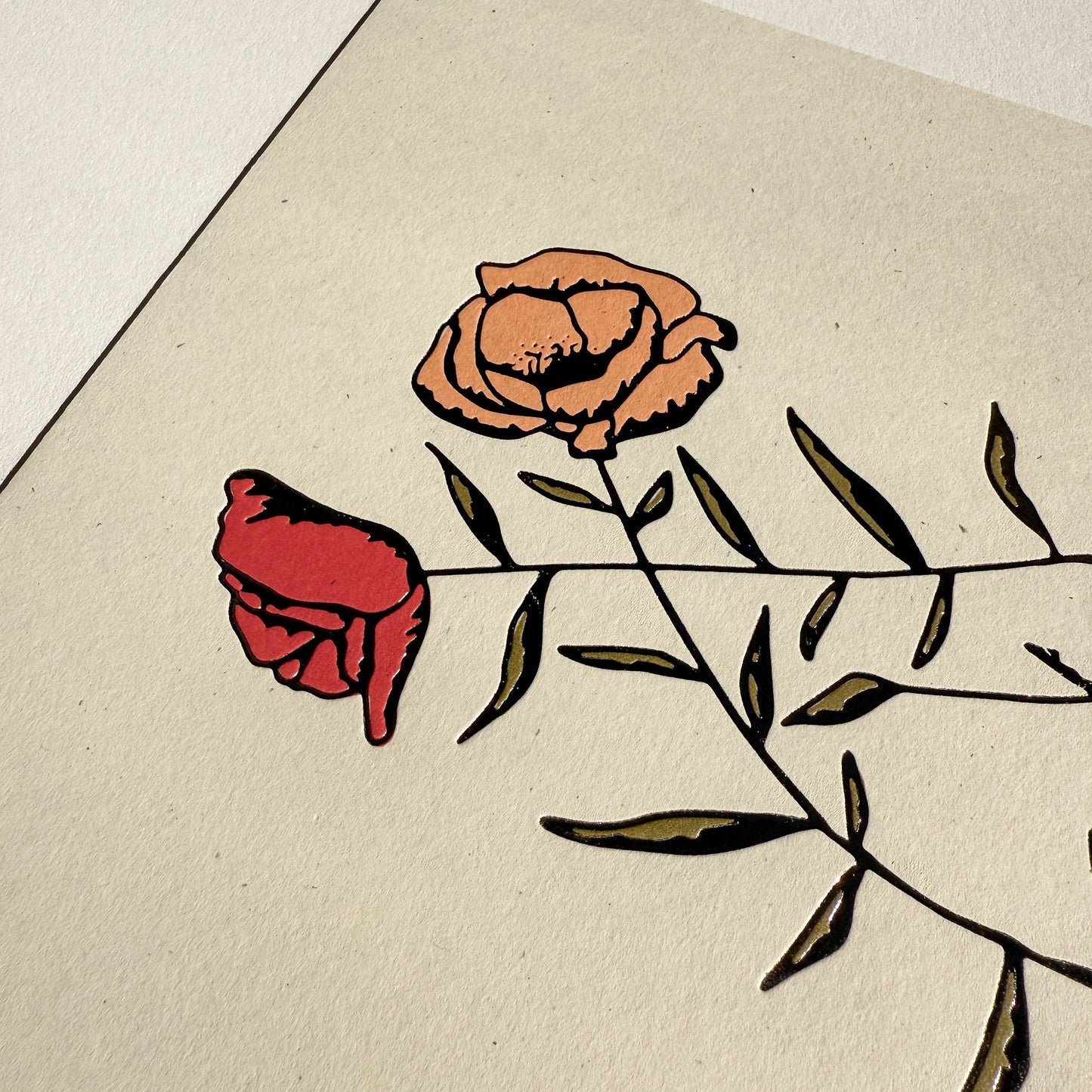 Intertwined Letterpress + Digital Print