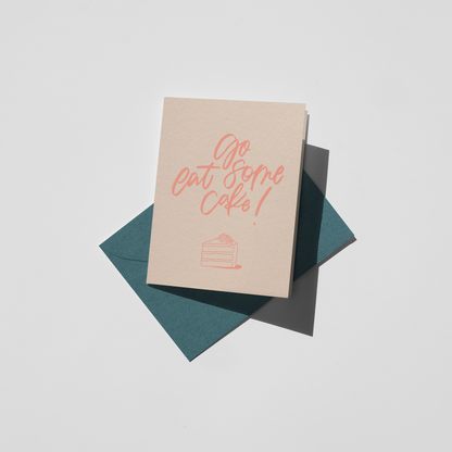 I'm so grateful you were born - Minimal Letterpressed greeting card (Copy)