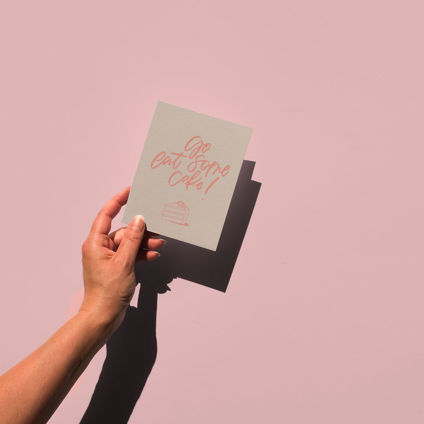 I'm so grateful you were born - Minimal Letterpressed greeting card (Copy)